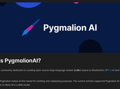 PygmalionAI Screenshot 1