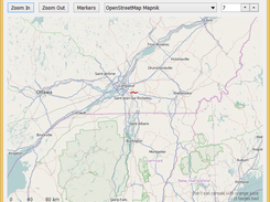 Map (Champlain) demo wih PyGI