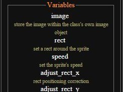 Variable descriptions.(requires # comments in line with the variable)
