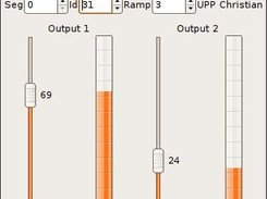 Gtk example program to switch the power levels of a module.