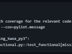 Pylint Screenshot 1