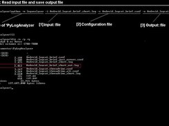 Read input file and save output in file