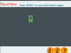 PyLottery Main Window