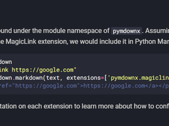 PyMdown Extensions Screenshot 1
