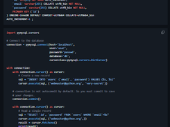 PyMySQL Screenshot 1
