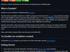 Pyodide Screenshot 1