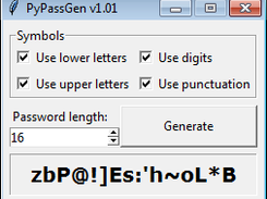 Generating 16-symbols password with all symbols