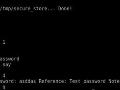 A simple interaction with the prototype. Console-based view