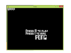 Menu of game.