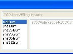 PyQSum Screenshot 2