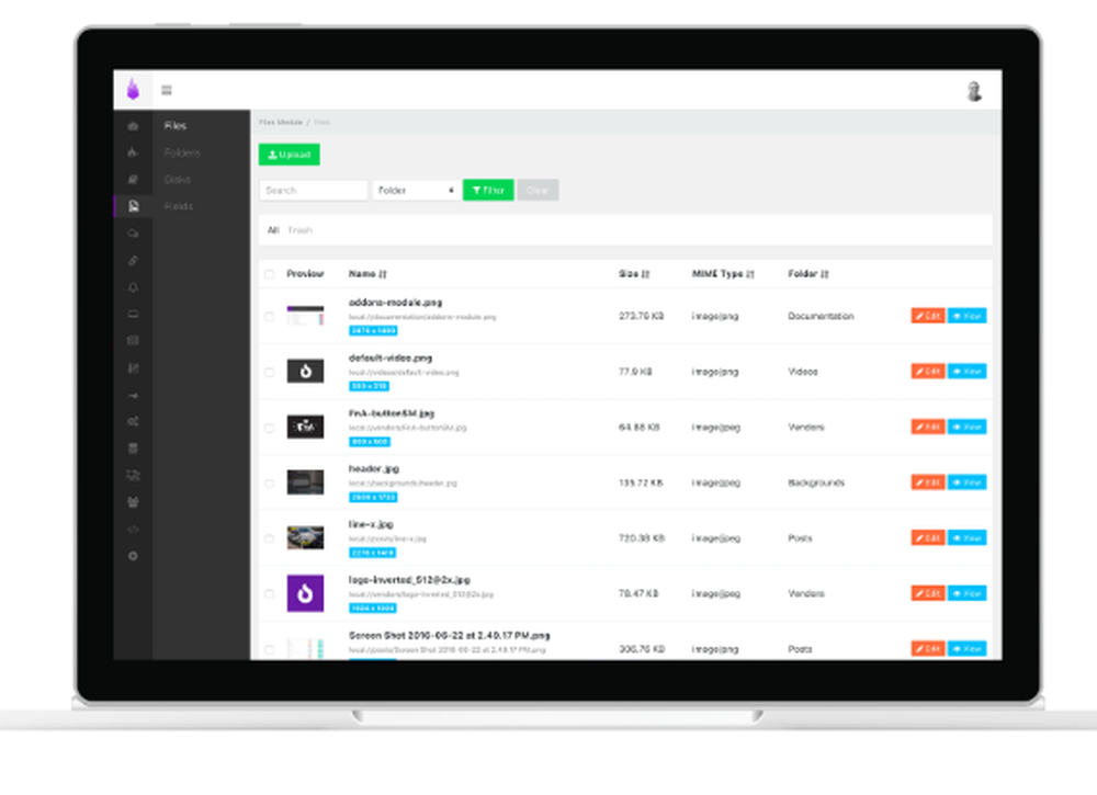PyroCMS Screenshot 1