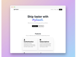 PySaaS Screenshot 1