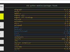 PySchool Tools - Installed Packages