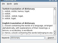 pysozluk-qt 0.1 in English