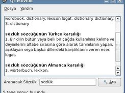qt4sozluk 0.1_beta1 in Turkish