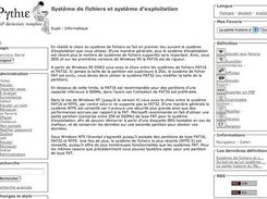 A definition in Pythie / Une dfinition dans Pythie