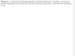 Script Output