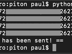 python sms