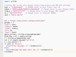 python sms free