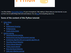Python Tutorials Screenshot 1