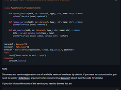 python-zeroconf Screenshot 1
