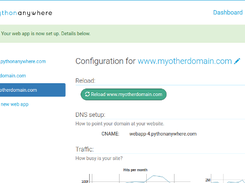 PythonAnywhere Screenshot 1