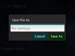 PythonI_android_IDE Screenshot 2