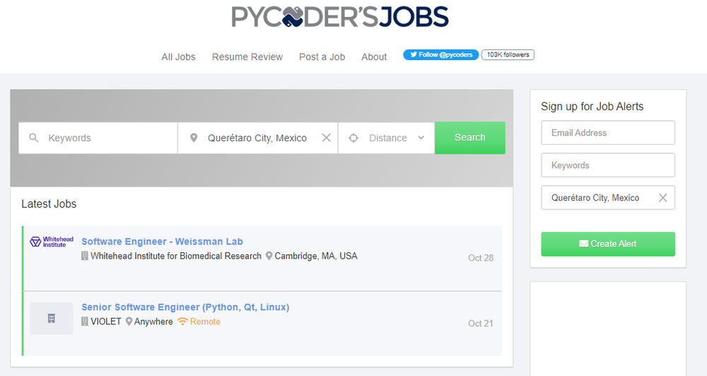 PythonJobsHQ Screenshot 1