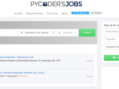 PythonJobsHQ Screenshot 1