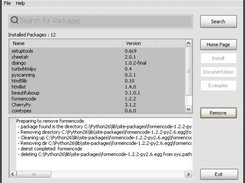 Deinstalling a Package XP