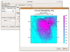 Area Calculation Window and Plot