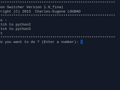 pythonswitcher Screenshot 1