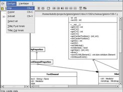 PyUt 1.3(CVS) Danish version with class diagram