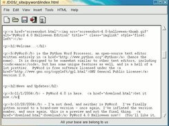 PyWord 4.0 (Final) on Slackware Linux 10.0