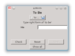 pywords Screenshot 1