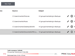 Pyxis Backup Software Screenshot 1