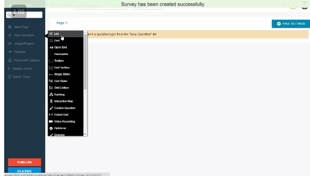 Q-Fi Surveys Screenshot 1