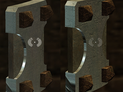 first armor shard normal map test