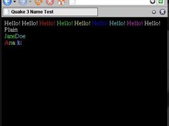 Example output