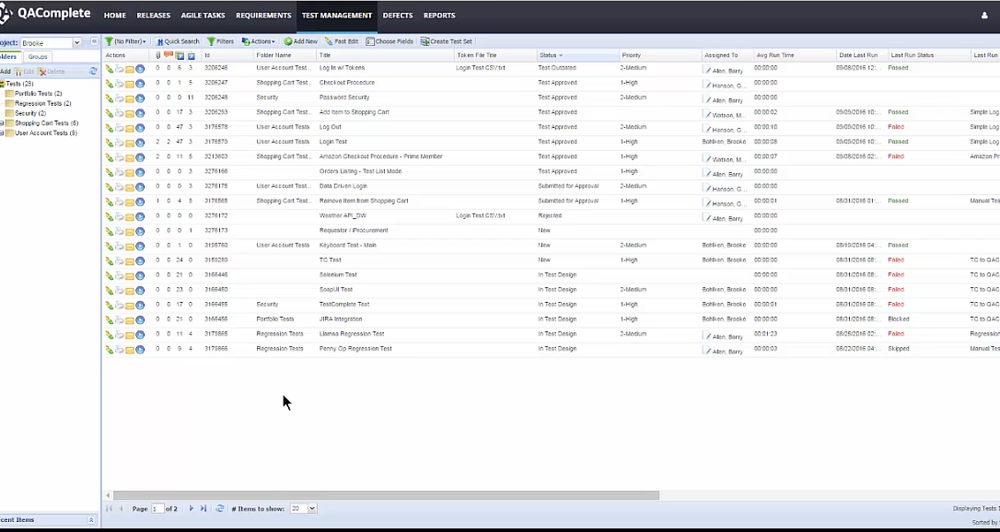 QAComplete Screenshot 1