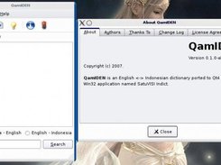 Main window and the about box in v0.1.0-prealpha