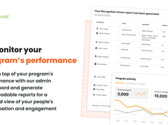 Monitor your program's performance, adoption, budget, and more with insightful dashboards and reports.