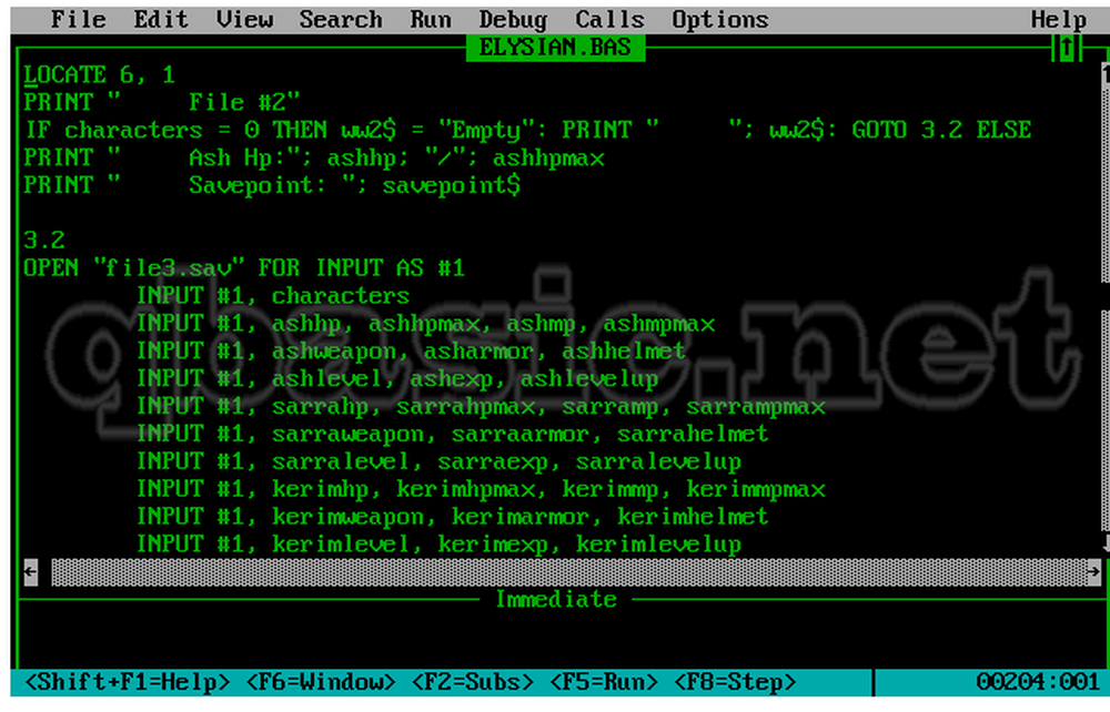 QBasic Screenshot 1