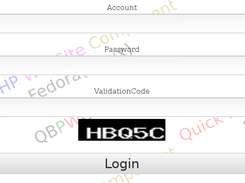 使用QBPWCF製作的登入頁面