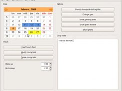 Main screen in Gnome
