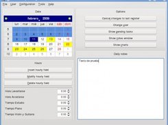 Main screen in english