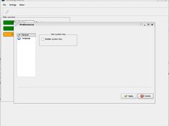 Preferences window
