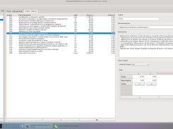Finestra di dialogo per creazione e modifica di elenchi prezzi