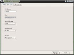 Add new host - Host information