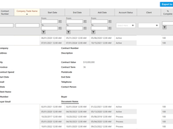 Contract Management View